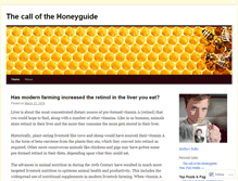 Tablet Screenshot of honey-guide.com